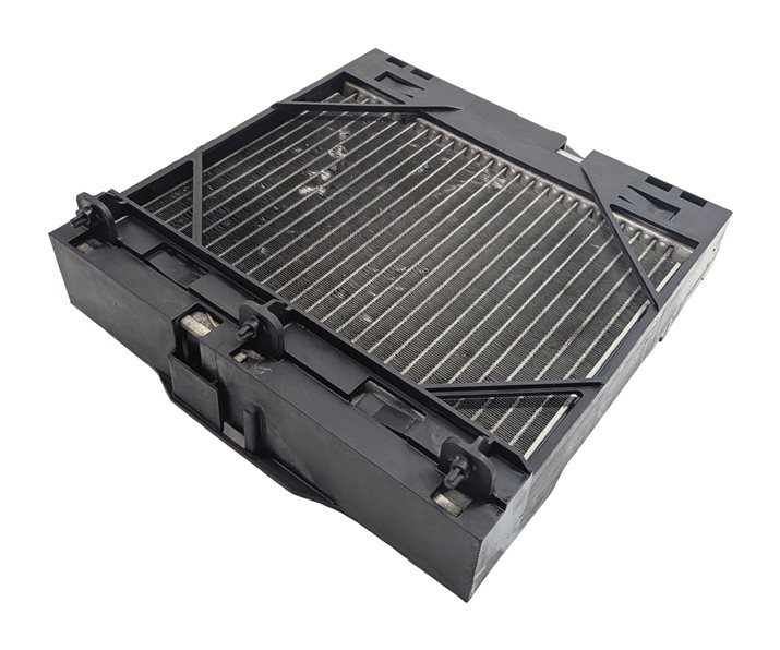 Thumbnail 4: 10-19 BMW 5 6 7 F01 F06 F07 F10 F12 LEFT DRIVER AUXILIARY RADIATOR w/BRACKET