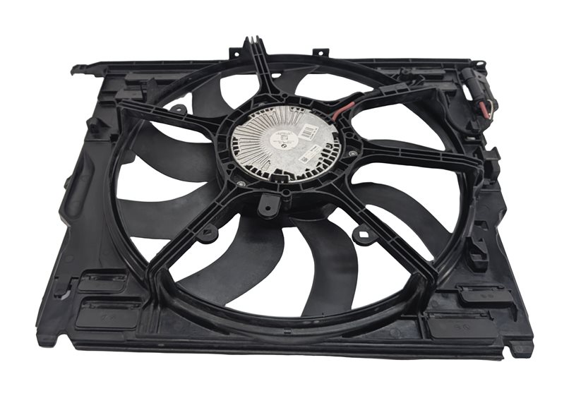 Thumbnail 5: 10-19 BMW 5 6 7 F01 F10 3.0L N54 N55 850 WATT RADIATOR COOLING FAN w/ SHROUD