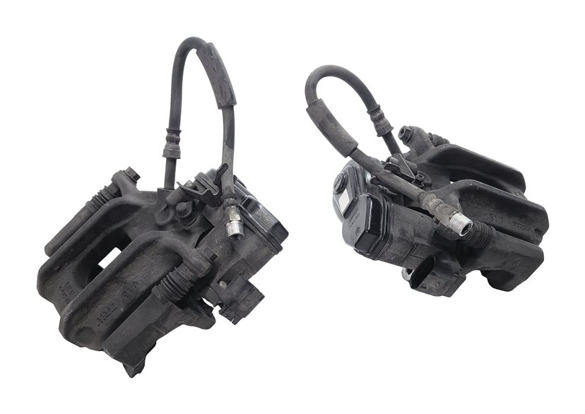 Thumbnail 1: 11-16 BMW 528i 535i 550i (F10) REAR LEFT & RIGHT BRAKE CALIPER w/EPB SET/2