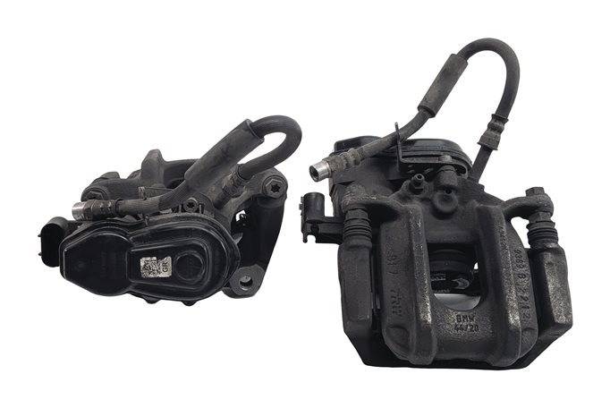 Thumbnail 3: 11-16 BMW 528i 535i 550i (F10) REAR LEFT & RIGHT BRAKE CALIPER w/EPB SET/2