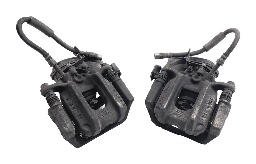 Thumbnail 4: 11-16 BMW 528i 535i 550i (F10) REAR LEFT & RIGHT BRAKE CALIPER w/EPB SET/2