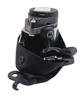 Thumbnail 2: 11-16 BMW 528i 535i 550i M5 (F10) FRONT LEFT DRIVER SEATBELT RETRACTOR (Black)
