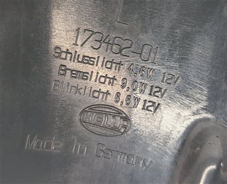 Thumbnail 7: 11-13 BMW 528i 535i 550i M5 (F10) REAR LEFT DRIVER OUTER TAILLIGHT BRAKE LAMP