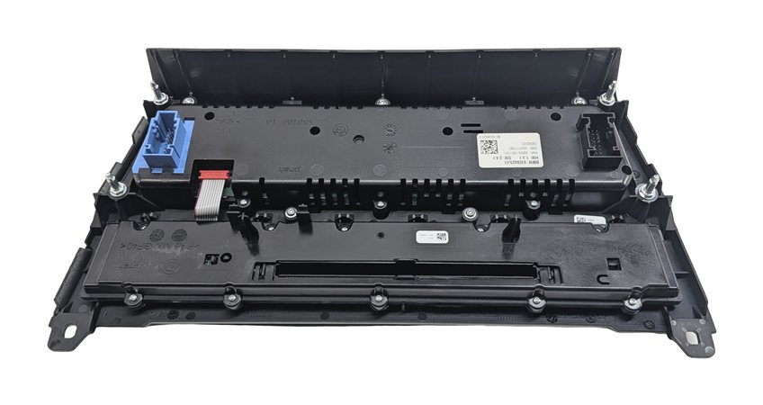 Thumbnail 6: 11-16 BMW 5 M5 SERIES (F10) HEATER A/C TEMPERATURE & RADIO CONTROL PANEL (BLACK)