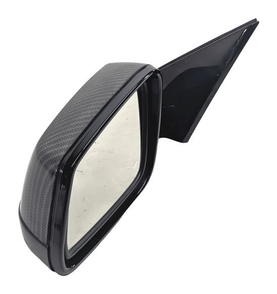 12-13 BMW 5 SERIES F10 LEFT DRIVER MIRROR w/FOLD MEMORY CAMERA BLIND SPOT CARBON