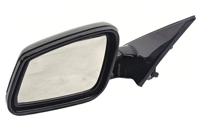 Thumbnail 3: 12-13 BMW 5 SERIES F10 LEFT DRIVER MIRROR w/FOLD MEMORY CAMERA BLIND SPOT CARBON