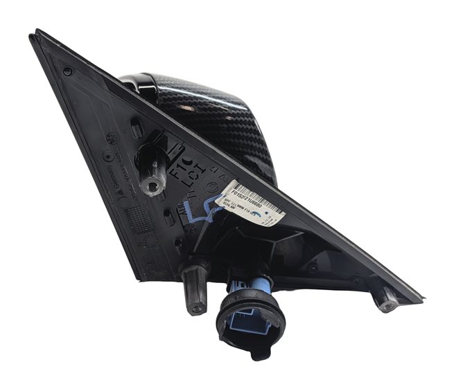 Thumbnail 4: 12-13 BMW 5 SERIES F10 LEFT DRIVER MIRROR w/FOLD MEMORY CAMERA BLIND SPOT CARBON