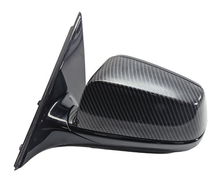 Thumbnail 5: 12-13 BMW 5 SERIES F10 LEFT DRIVER MIRROR w/FOLD MEMORY CAMERA BLIND SPOT CARBON