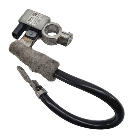 Thumbnail 4: 2013 BMW 535I (F10) HYBRID 3.0L NEGATIVE GROUND BATTERY CABLE w/IBS SENSOR
