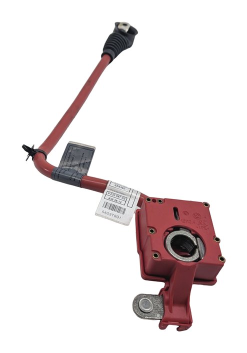 Thumbnail 3: 2013 BMW 535I (F10) HYBRID 3.0L POSITIVE BATTERY CABLE w/IBS SENSOR TERMINAL