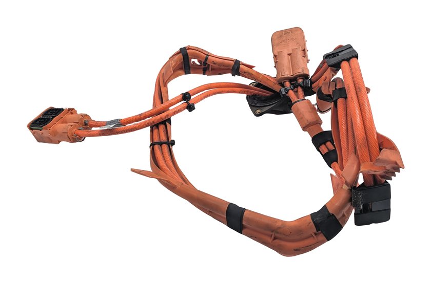 Thumbnail 4: 2013 BMW ACTIVEHYBRID 5 (F10) HYBRID HIGH VOLTAGE WIRE WIRING HARNESS ORANGE