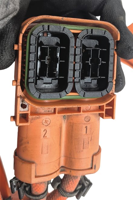 Thumbnail 5: 2013 BMW ACTIVEHYBRID 5 (F10) HYBRID HIGH VOLTAGE WIRE WIRING HARNESS ORANGE