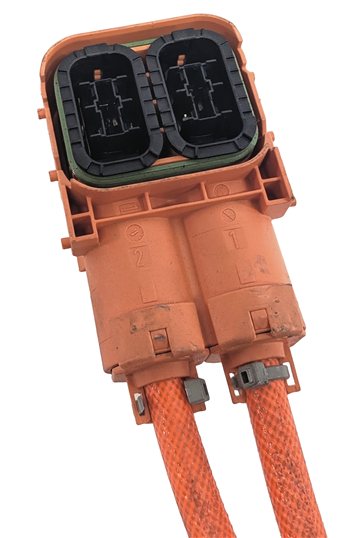Thumbnail 6: 2013 BMW ACTIVEHYBRID 5 (F10) HYBRID HIGH VOLTAGE WIRE WIRING HARNESS ORANGE