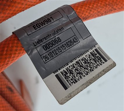 Thumbnail 9: 2013 BMW ACTIVEHYBRID 5 (F10) HYBRID HIGH VOLTAGE WIRE WIRING HARNESS ORANGE