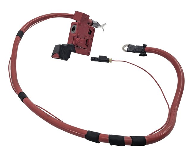 2013 BMW 535I (F10) HYBRID 3.0L POSITIVE BATTERY CABLE w/PYROTECHNIC COUPLER