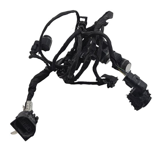 Thumbnail 3: 2013 BMW 535I F10 FRONT PARK ASSIST PDC SENSORS SET/4 w/HARNESS (White)