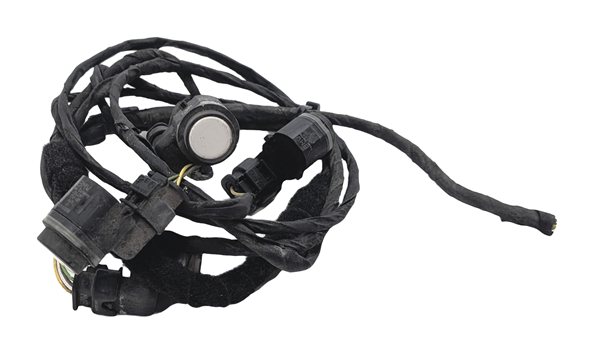 2013 BMW 535I (F10) REAR PARK ASSIST PDC SENSORS SET w/HARNESS (White)