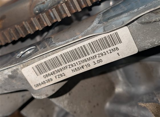 Thumbnail 13: 12-16 BMW 535I ACTIVEHYBRID 5 (F10) 3.0L N55 HYBRID ENGINE ASSEMBLY (89k)
