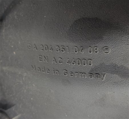 Thumbnail 6: 08-16 MB C350 E350 E400 (W204 W212) RWD REAR DIFFERENTIAL GEAR CARRIER (2.82)