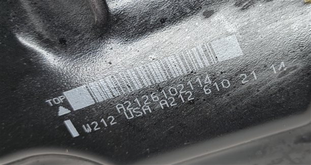 Thumbnail 6: 10-16 MERCEDES E-CLASS (W212) SEDAN REAR BUMPER REINFORCEMENT IMPACT BAR BRACE