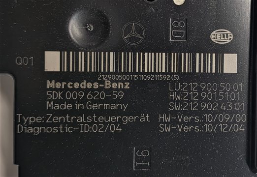 Thumbnail 8: 11-12 MERCEDES E350 E550 CLS550 (W212 W218) REAR SIGNAL ACQUISITION MODULE SAM