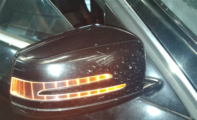 Thumbnail 2: 10-13 MERCEDES E-CLASS (W212) RIGHT HEATED MEMORY AUTODIM DOOR MIRROR (Black)