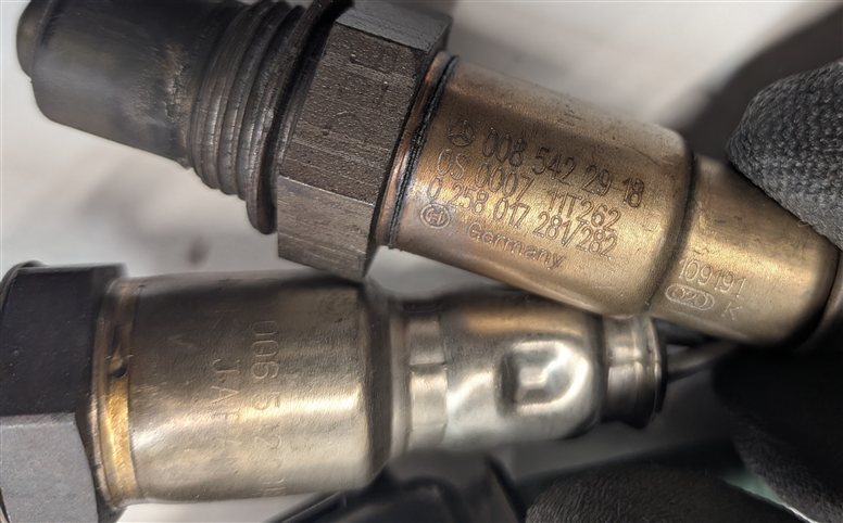 Thumbnail 10: 2012 MERCEDES E350 (W212) 3.5L (276.952) ENGINE OXYGEN O2 LAMBDA SENSOR SET/4