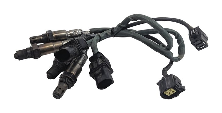 Thumbnail 3: 2012 MERCEDES E350 (W212) 3.5L (276.952) ENGINE OXYGEN O2 LAMBDA SENSOR SET/4