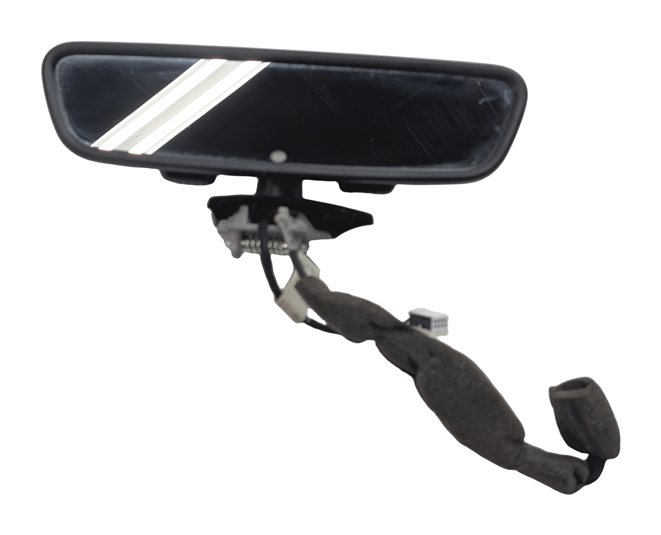 Thumbnail 2: 2012 MERCEDES E350 W212 REARVIEW MIRROR AUTO-DIM COMPASS HOMELINK LIGHT (Black)