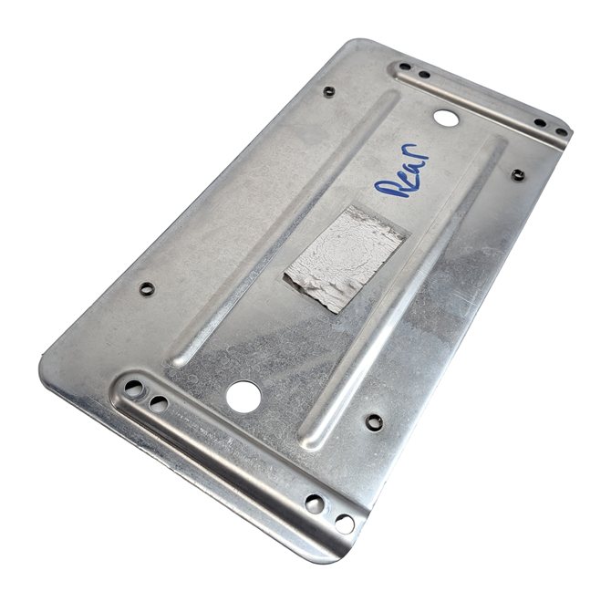 2012 MERCEDES E350 (W212) REAR LICENSE PLATE TAG HOLDER BRACKET MOUNT FRAME