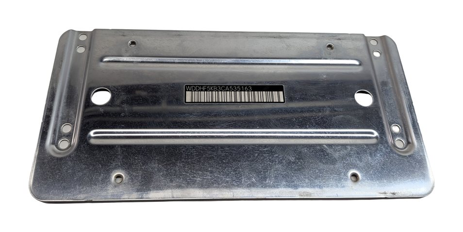 Thumbnail 3: 2012 MERCEDES E350 (W212) REAR LICENSE PLATE TAG HOLDER BRACKET MOUNT FRAME