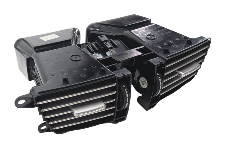 2012 MERCEDES E350 (W212) FRONT CENTER DASH HEAT AIR AC VENT SET/2 (Black)