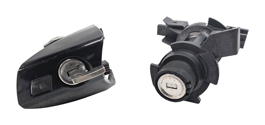 Thumbnail 2: 2012 MERCEDES E350 (W212) FRONT LEFT DRIVER DOOR TRUNK LOCK CYLINDER SET w/ KEY