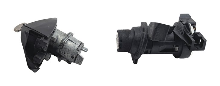 Thumbnail 3: 2012 MERCEDES E350 (W212) FRONT LEFT DRIVER DOOR TRUNK LOCK CYLINDER SET w/ KEY