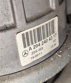Thumbnail 10: 12-13 MERCEDES E350 (W212) 3.5L M276.952 ENGINE ASSEMBLY TESTED VIDEO (100k)