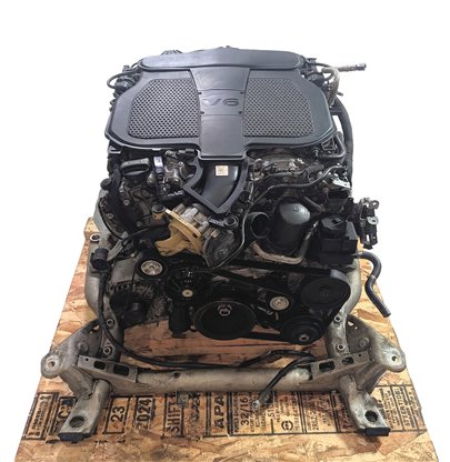 Thumbnail 2: 12-13 MERCEDES E350 (W212) 3.5L M276.952 ENGINE ASSEMBLY TESTED VIDEO (100k)