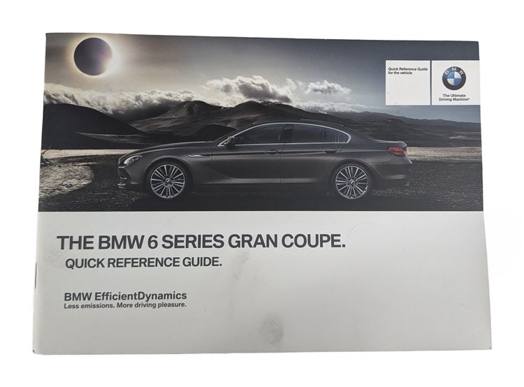 Thumbnail 2: 2013 BMW 650I GRAN COUPE F06 4.4L OWNER'S MANUAL BOOKLET w/CASE SET/4