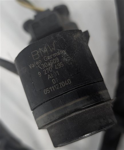 Thumbnail 7: 2013 BMW 650I F06 REAR PARK ASSIST PDC SENSOR SET (Black)