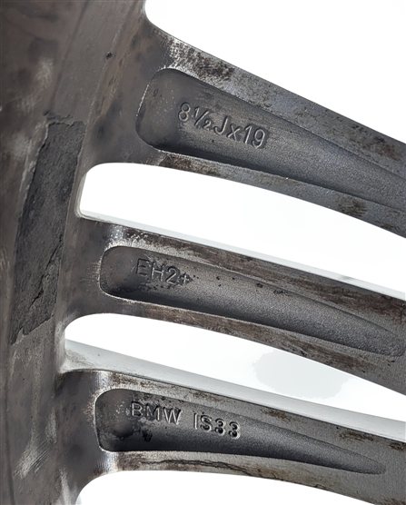 Thumbnail 3: 11-19 BMW 528i 535i 550i 650i 640i 19X8.5 20 SPOKE STYLE 628 MACHINED WHEEL RIM