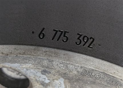 Thumbnail 4: 09-17 BMW 535iGT 550iGT 740i 750i 760i (F01 F07) 19x8.5 ALUMINUM SPOKE WHEEL RIM