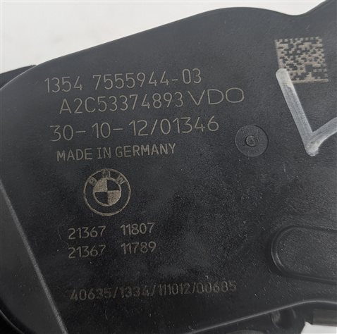 Thumbnail 7: 08-18 BMW 5 6 7 M5 M6 (E70 F01 F10 F12 F15 F16) 4.4L ENGINE THROTTLE BODY SET-2