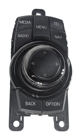 Thumbnail 2: 12-15 BMW 640i 650i M6 (F06 F12 F13) STEREO NAVIGATON MEDIA i-DRIVE KNOB SWITCH