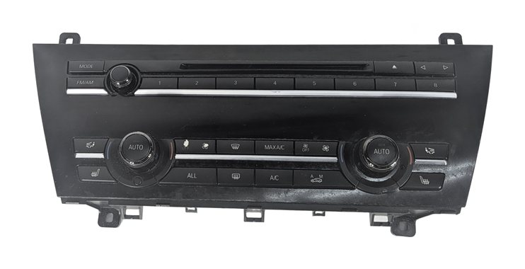 Thumbnail 2: 2013 BMW 650I GRAN COUPE F06 FRONT HEATER AC CLIMATE CONTROL PANEL