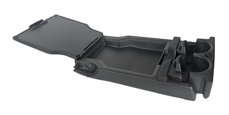 Thumbnail 5: 2013 BMW 650I GRAN COUPE F06 REAR CENTER SEAT ARMREST CUP HOLDER (Black)
