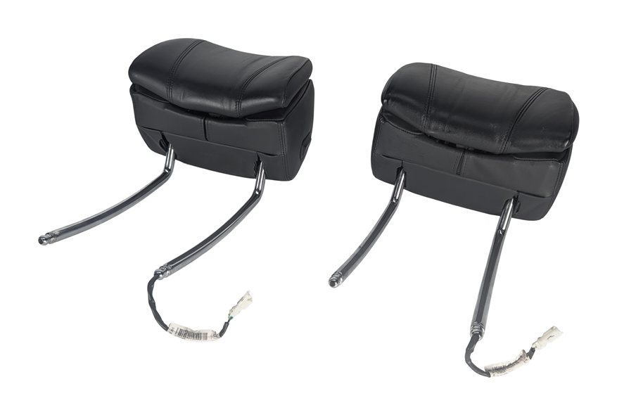 12-19 BMW 6 SERIES (F06 F12 F13) FRONT LEFT DRIVER SEAT HEADREST (BLACK LEATHER)