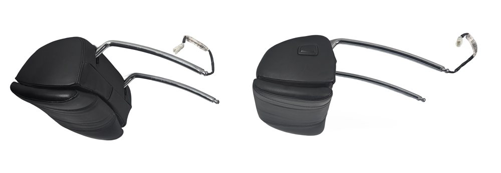 Thumbnail 2: 12-19 BMW 6 SERIES (F06 F12 F13) FRONT LEFT DRIVER SEAT HEADREST (BLACK LEATHER)