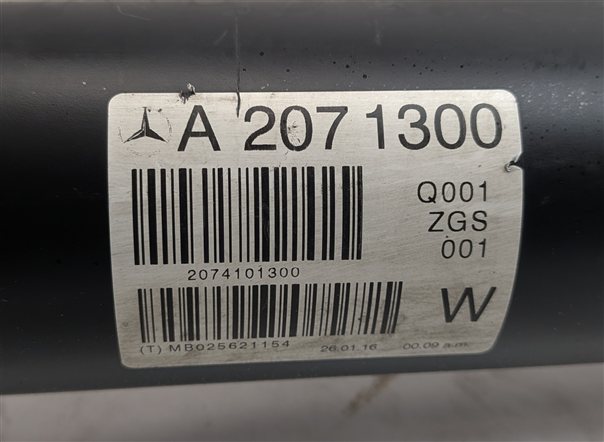Thumbnail 4: 2015-2016 MERCEDES E400 (A207) REAR DRIVE LINE SHAFT DRIVELINE DRIVESHAFT