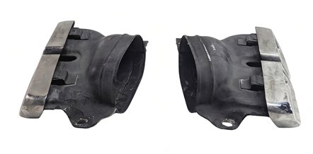 Thumbnail 4: 2016 MERCEDES E400 COUPE (C207) REAR DUAL RECTANGULAR EXHAUST TIP FINISHER SET/2