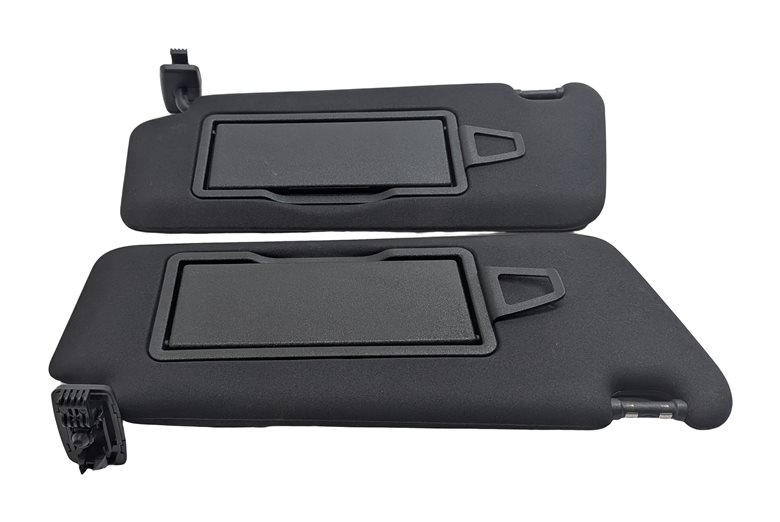 Thumbnail 2: 10-17 MERCEDES C250 C350 E350 E400 E550 (C204 C207) FRONT SUNVISOR SET-2 (Black)