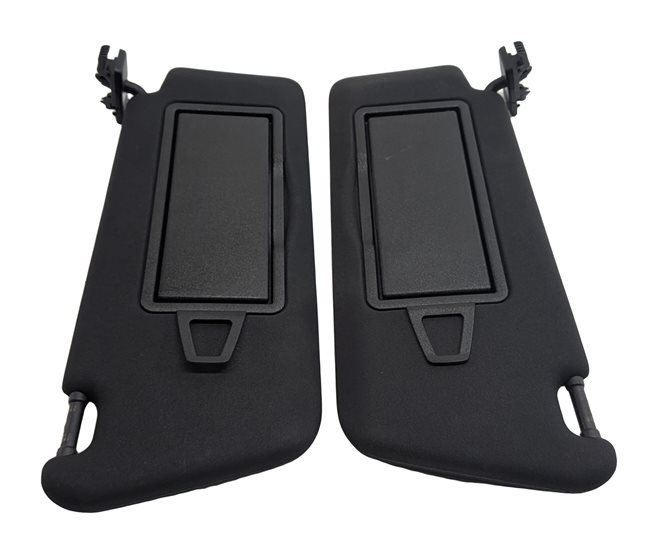 Thumbnail 3: 10-17 MERCEDES C250 C350 E350 E400 E550 (C204 C207) FRONT SUNVISOR SET-2 (Black)